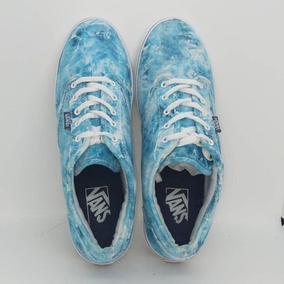VANS Winston Women's Pre-owned Blue Water Low Top Lace-up Sneakers - sz. 8 1/2 - Picture 3 of 6
